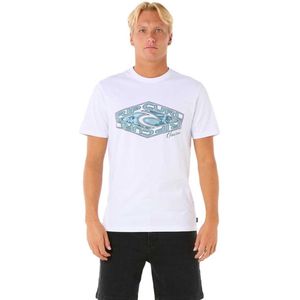 Rip Curl Refill T-shirt Met Korte Mouwen Wit S Man