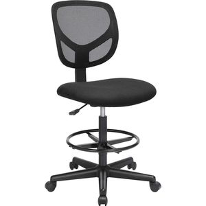 Bobbel Home - Ergonomische bureaustoel - Verstelbare voetsteun - Directie Manager stoel- Voor Gamen/Kantoor/Thuiswerken stoel Ergonomisch Office Chair- Zwart