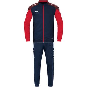 Jako - Performance - Polyesterpak - Marine - Rood