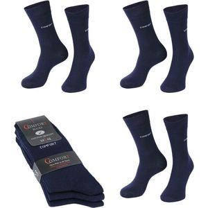 3 paar | Diabetes sokken | zonder knellende boord | blauw