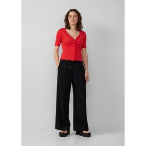 QS Linnen damesbroek, lang, 9999, 32W / 30L