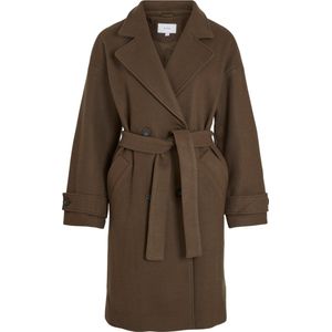 VILA VIPANIANA L/S BELT WOOL COAT/SU Dames Jas - Maat 44