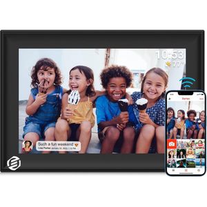 Equivera - Digitale Fotolijst - 10,1 Inch - HD - 32 GB Geheugen - WiFi