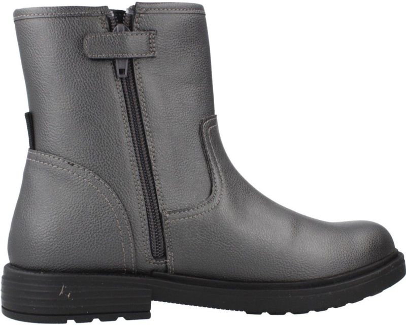 Geox - J Eclair Girl B - Bikerlaarzen - Gun - Leer