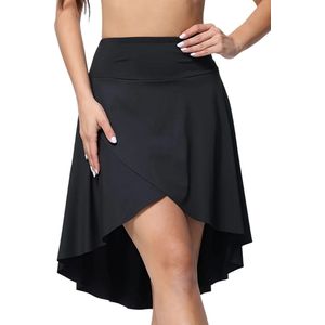 Bovista Broekrok Dames - Skort - Korte Broek - Culotte - Wandelrok - Zwart - Maat M