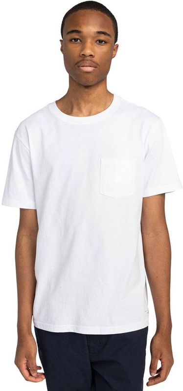 Element Icon Label Pocket T-shirt Met Korte Mouwen Wit XL Man