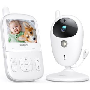 Luxe babyfoon met camera - baby monitor met app - temperatuursensor