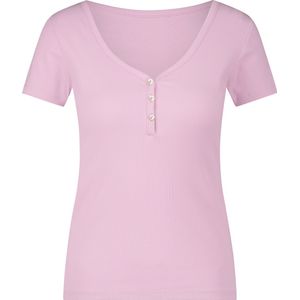 Hunkemöller Top korte mouwen Rib Roze S