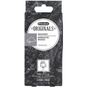 Originals - charcoal neusstrips - 8 strips - diepreinigend - houtskool