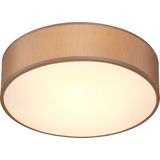 Monzana Plafondlamp 40W Rond - 38cm / Fitting E27 - Taupe