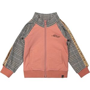 Koko Noko Vest voor meisjes, Dusty roze + grijs, 3 Maanden