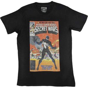 Marvel SpiderMan - Secret Wars Heren T-shirt - L - Zwart