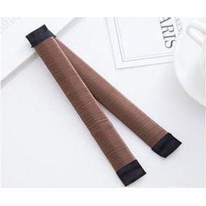 New Age Devi - Creëer de perfecte knot - Magic Bun Set - 2 stuks - Knot Maker in koper en bruin