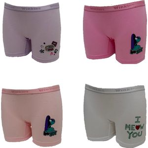 Embrator meisjes Boxershorts 4-stuks mix maat 152/158