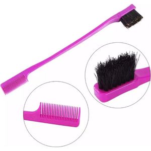 Magic Collection Double-sided Edge Brush & Comb - Dubbelzijdige Edge borstel & kam