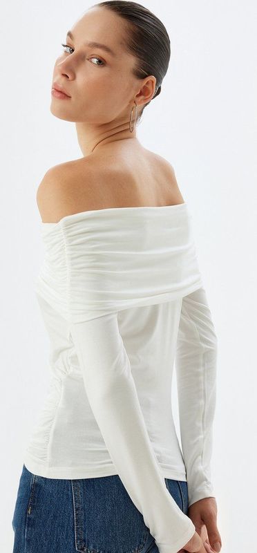 Lage schouder Lange mouw T-shirt