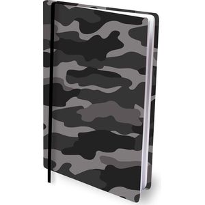Boekenkaft rekbaar Dresz A4: Grey Camo (10010201102)