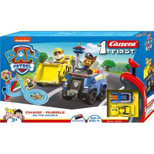 Carrera First Paw Patrol Racebaan - On the Double - Chase & Rubble - 2.9 meter