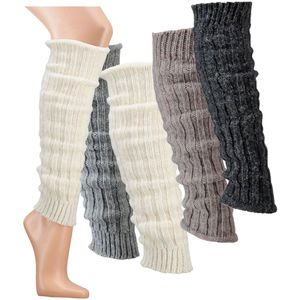 Beenwarmers dames | grof gebreid patroon | 10% alpacawol | one size