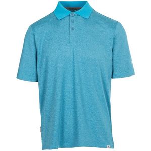 Trespass T-Shirt Gedding - Male Polo Shirt Pond Blue Marl-XXS