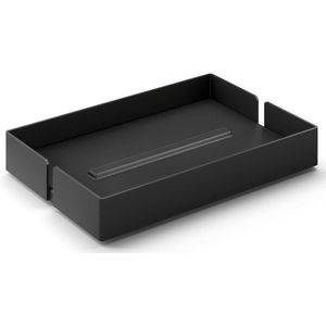 Zack zeepschaal Potes zwart rvs - staand - 40537
