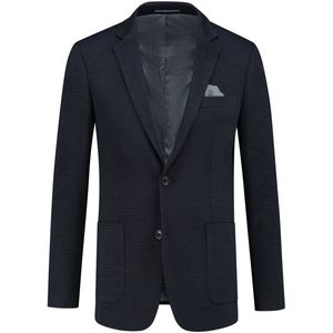 GENTS - Colbert structuur - Polyblend - Donkerblauw - Maat 46/M