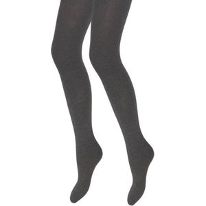 Panty - 60 denier - Antraciet melange - Maat S/M