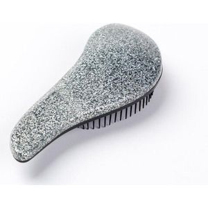 Zilveren Glitter Teezer Brush