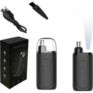 SikFits Neustrimmer & Oortrimmer – Met LED-licht, USB-oplaadbaar, Waterdicht – Pijnloos Neus- en Oorhaar Trimapparaat