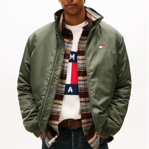 Tommy Jeans - Bomberjack - Effen - Regular Fit - Opstaande Kraag