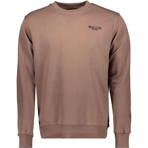 Ballin - Sweater - Cacao - Crewneck - Mannen