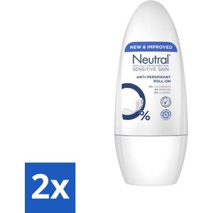 Neutral - Deodorant - Roller - Sensitive Skin - 50ml x 2