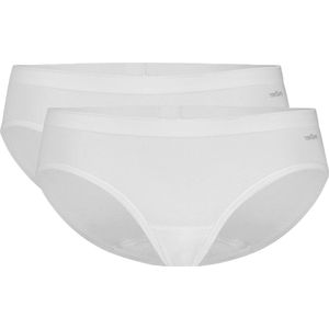 TEN CATE Basics women bikini slip (2-pack) - dames Bikini lage taille - wit - Maat: S
