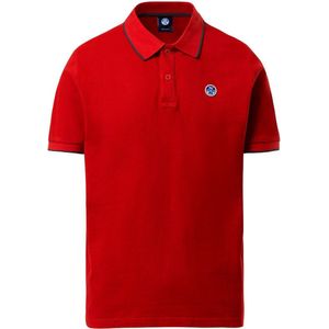 North Sails Graphic Polo Met Korte Mouwen Rood S Man