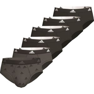 Adidas Sport Brief (6PK) Heren Onderbroek - meerkleurig - Maat XL