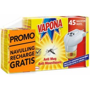6x Vapona Anti-Mug Muggenstekker Bundel 36 ml