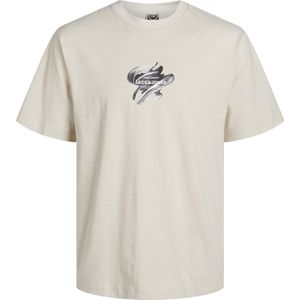 Jack & Jones t-shirt jongens - beige - JCOtint - maat 140