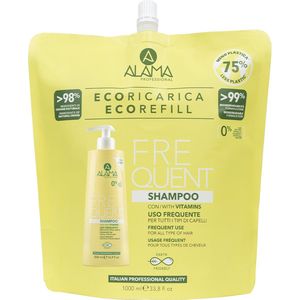 Alama Frequent Shampoo Eco Refill 1000ml Unisex Zakelijk