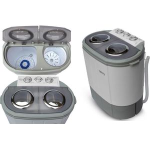 Luxe Camry extra slimme en duurzame mini wasmachine + centrifuge - kleine studenten/reis/thuis wasautomaat
