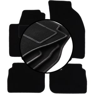 Complete set veloursmatten voor: Alfa Romeo 156 sedan, stationwagen, stationwagen (2000-2006)
