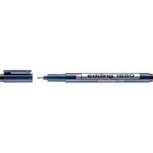 Edding 1880 Precisie fineliner - 0.5mm - Zwart