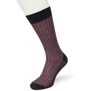 Bonnie Doon Tencel Sokken Heren Blauw/Roze maat 39/42 - Licht, Ademend, Soepel - Zeer Comfortabel en Zacht - Zakken niet af - Zakelijke sokken - Business Line - Antibacteriële Werking - Milieubewust - Navy/Mesa Rose - BL202101.293