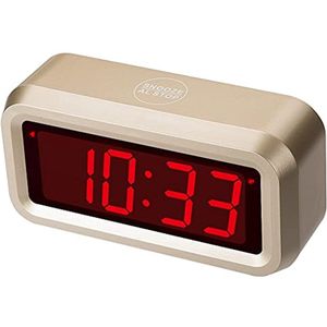 Draadloze digitale wekker met instelbare helderheid en lange batterijduur