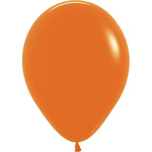 Sempertex Ballonnen Fashion Orange | 50 stuk | 5 inch | 13cm | Miniballonnen