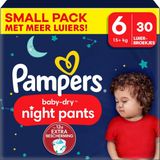 Pampers - Baby Dry Night Pants - Maat 6 - Small Pack - 30 stuks - 15+ KG