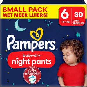 Pampers - Baby Dry Night Pants - Maat 6 - Small Pack - 30 stuks - 15+ KG