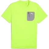 Puma - Flex Pocket - T-shirt - Groen - Korte Mouwen