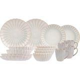 Serviesset - Wit - Porselein - 12 Delig