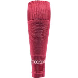 Precision Pro Footless Compression Sleeve Socks Junior Maroon J12 - 6.