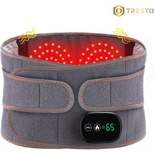 TRESTO - Infrarood Massage Band - Apparaat - Rugpijn - Spieren & Gewrichten - Pijnverlichting - Warmteband - Elektrisch Rug Massage Apparaat
